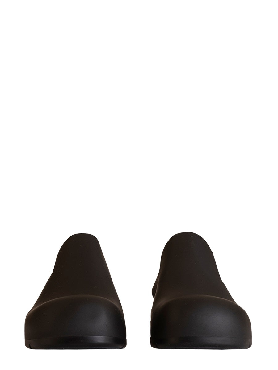 Puddle Sandal with Shearling Lining and Rubber Upper
