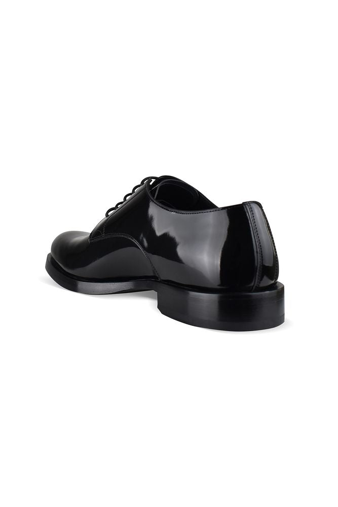 Black Patent Leather Derbys