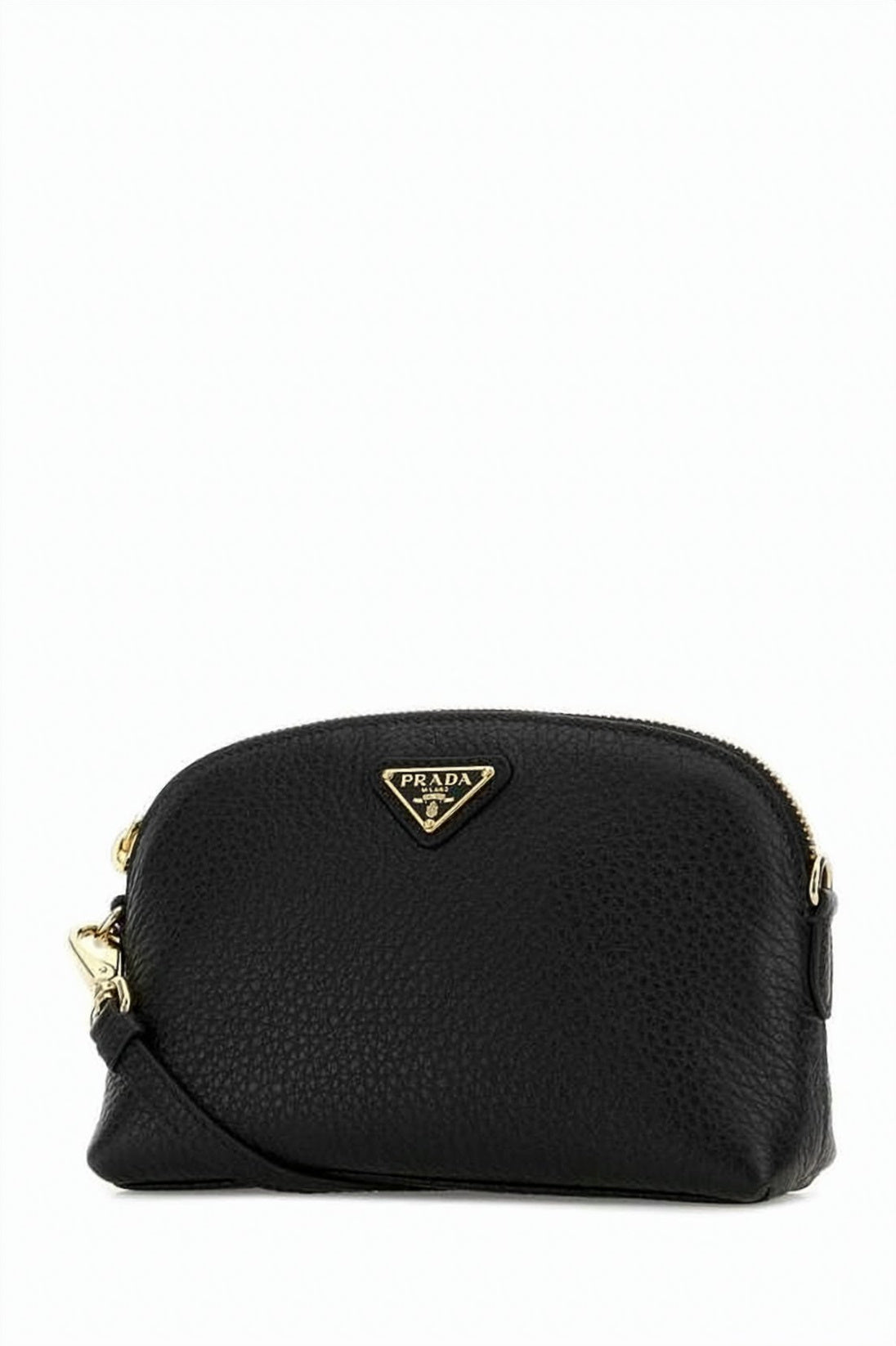 Textured Cowhide Leather Shoulder Bag