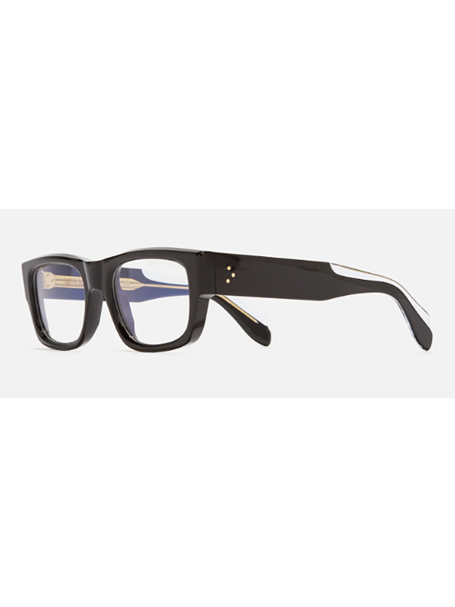 Bold Rectangular Acetate Eyeglasses with Oversized Lenses