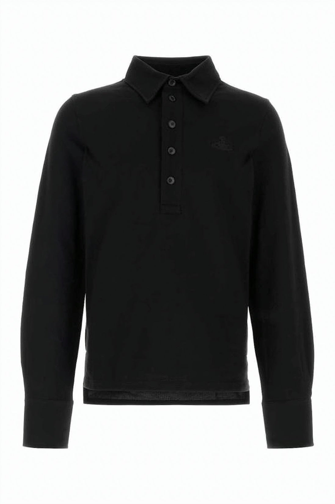Long Sleeve Polo Shirt with Classic Collar