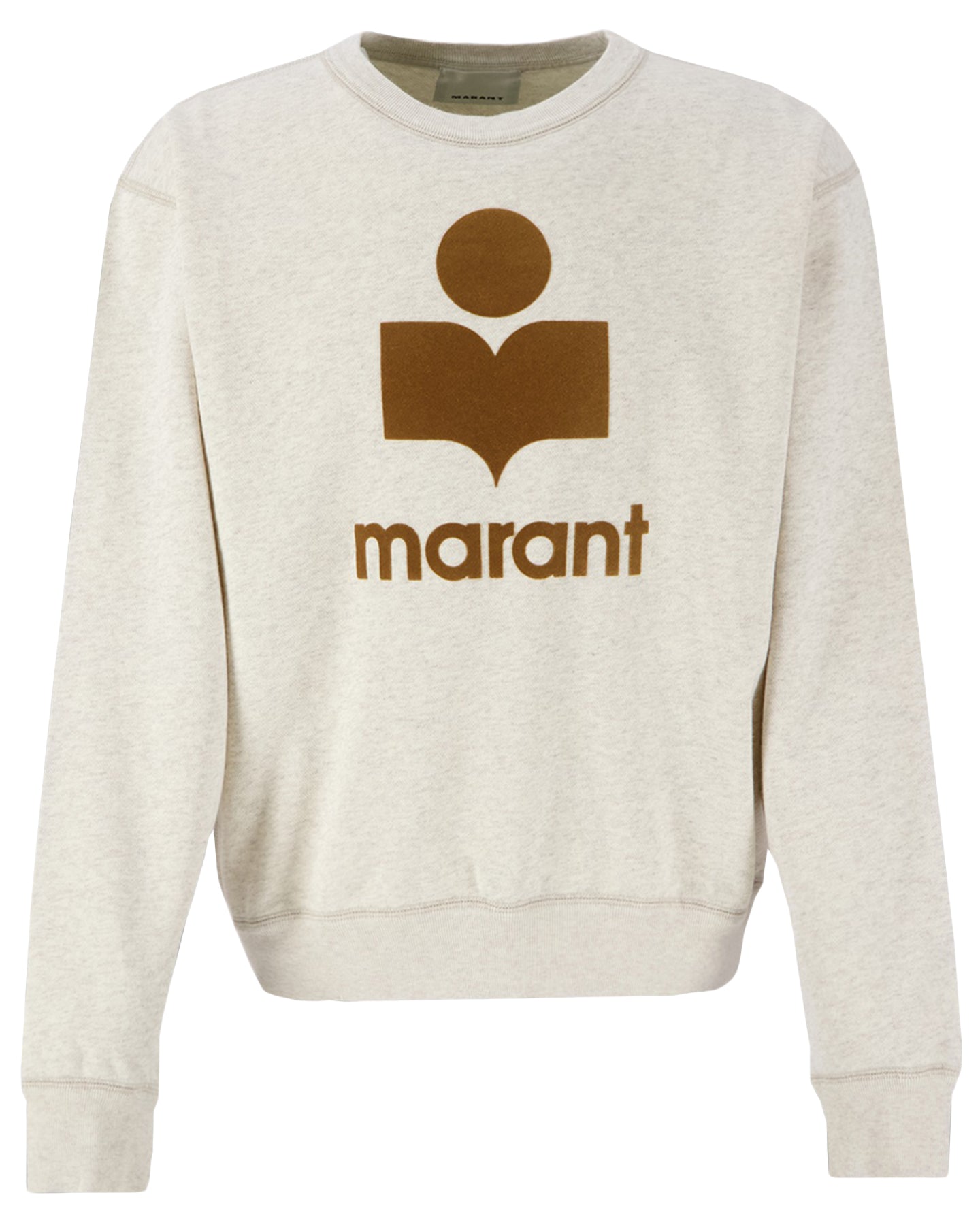 Relaxed-Fit Long Sleeve Sweatshirt with Graphic Logo