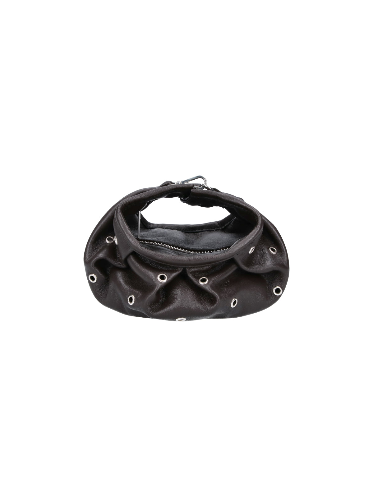 Brown Pulsera Slouchy Eyelet Shoulder Bag