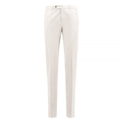 Straight Fit Pants with Classic Waistband and Minimalist Design