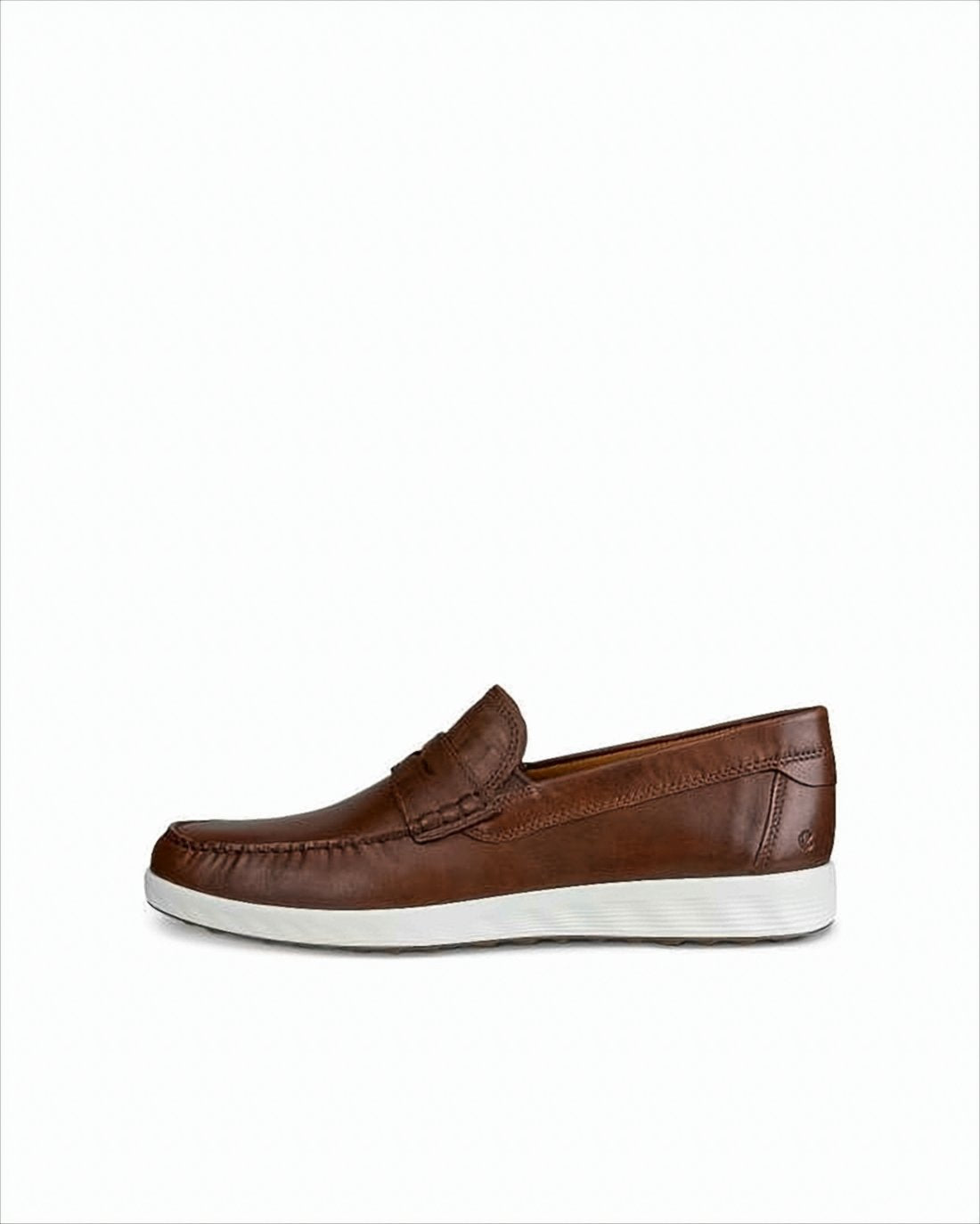 Leather Loafers with Classic Penny Strap