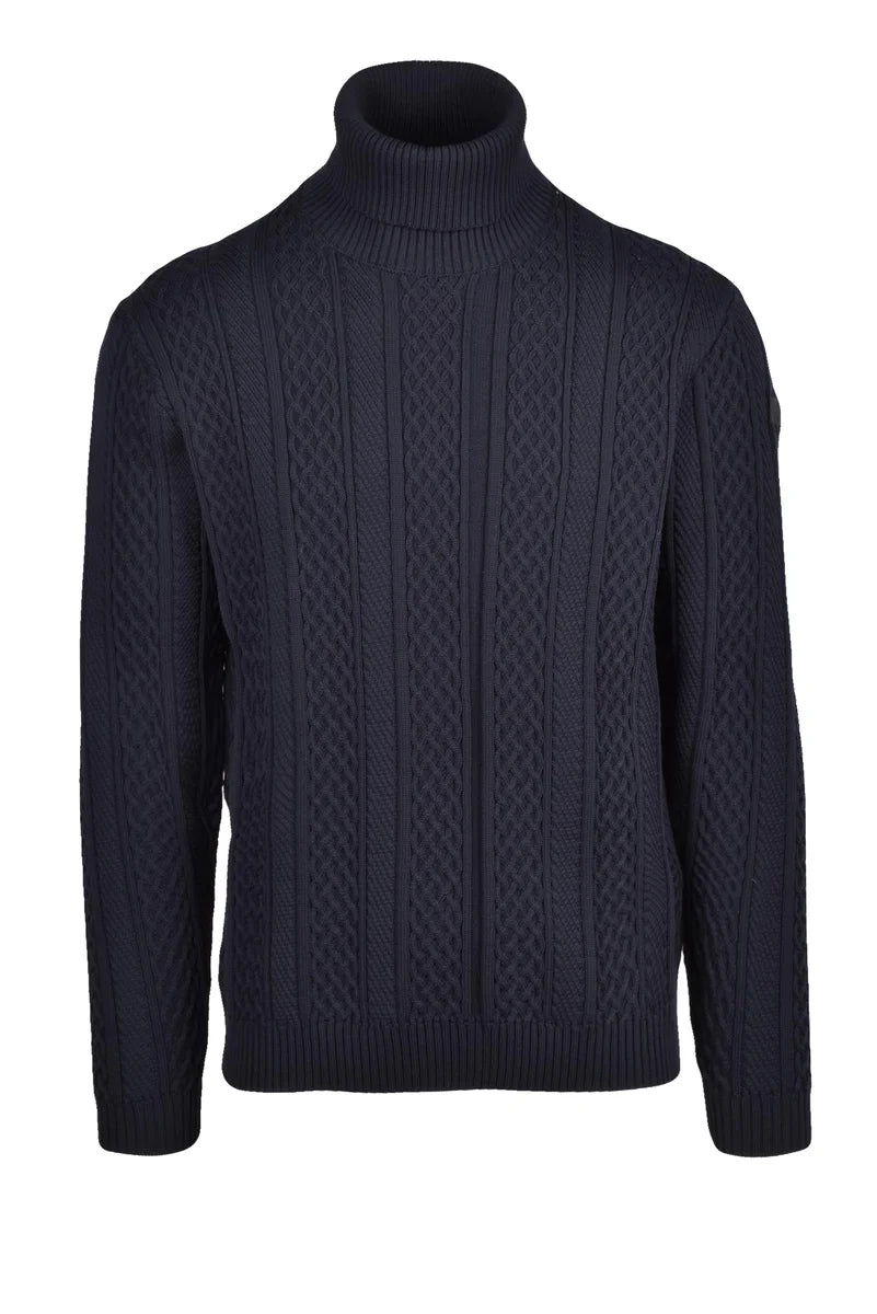 Slim Fit Turtleneck - Blue