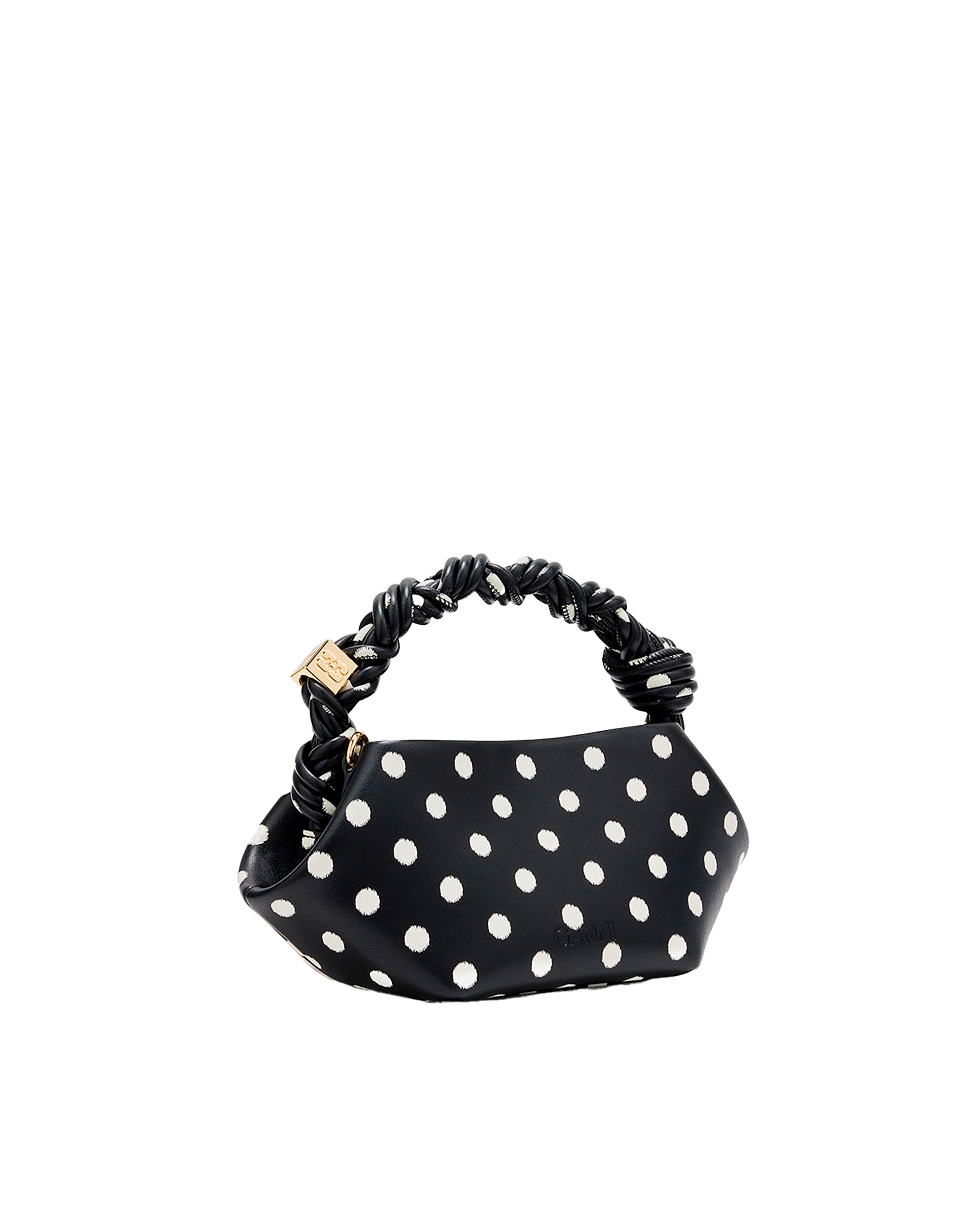 Black Polka-Dot Mini Bou Bag
