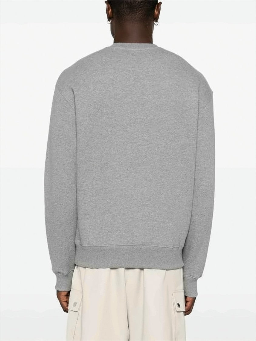 Relaxed Fit Cotton Sweatshirt with Graphic Fox Design