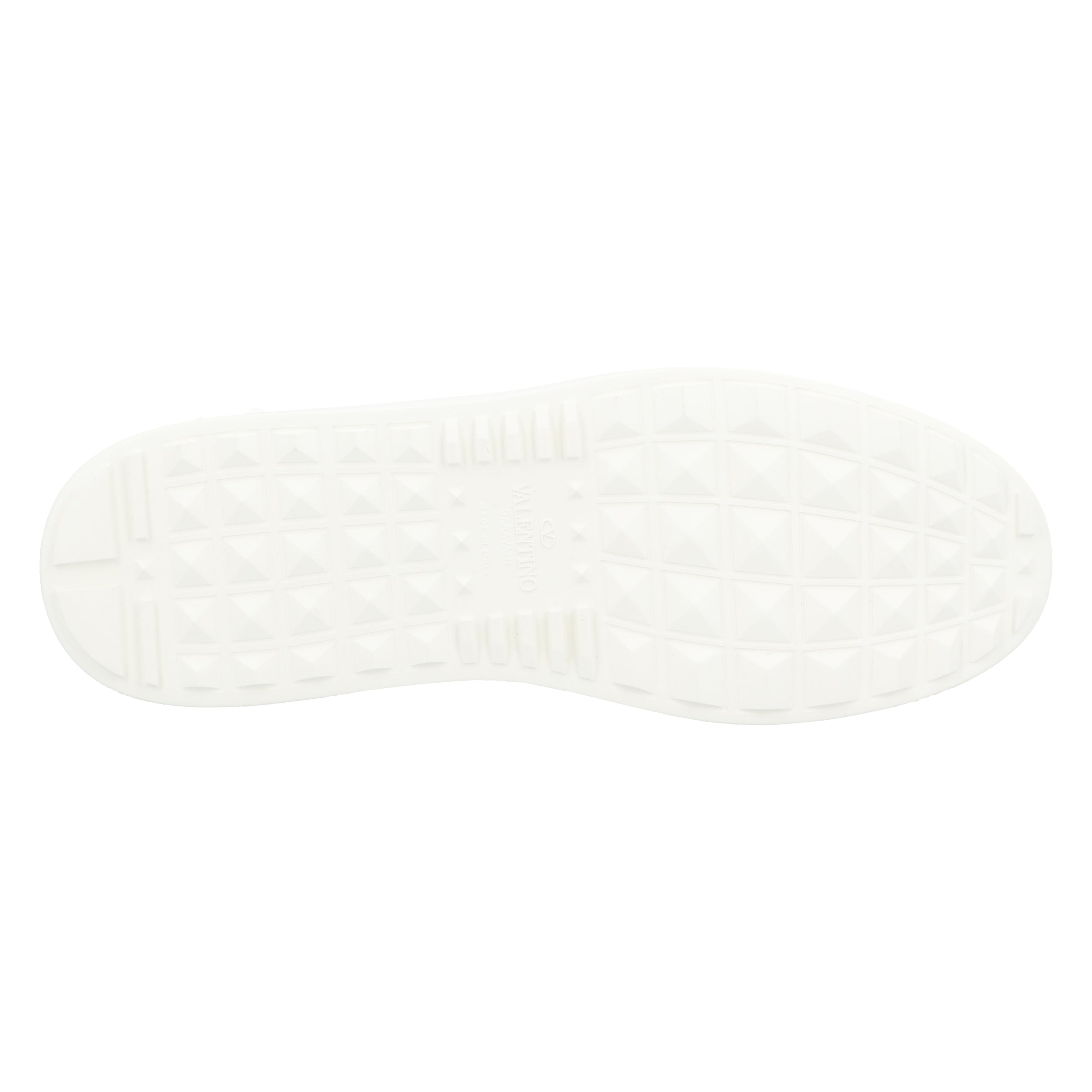 Calfskin Sneakers With Contrasting Bands And Rubber Studs