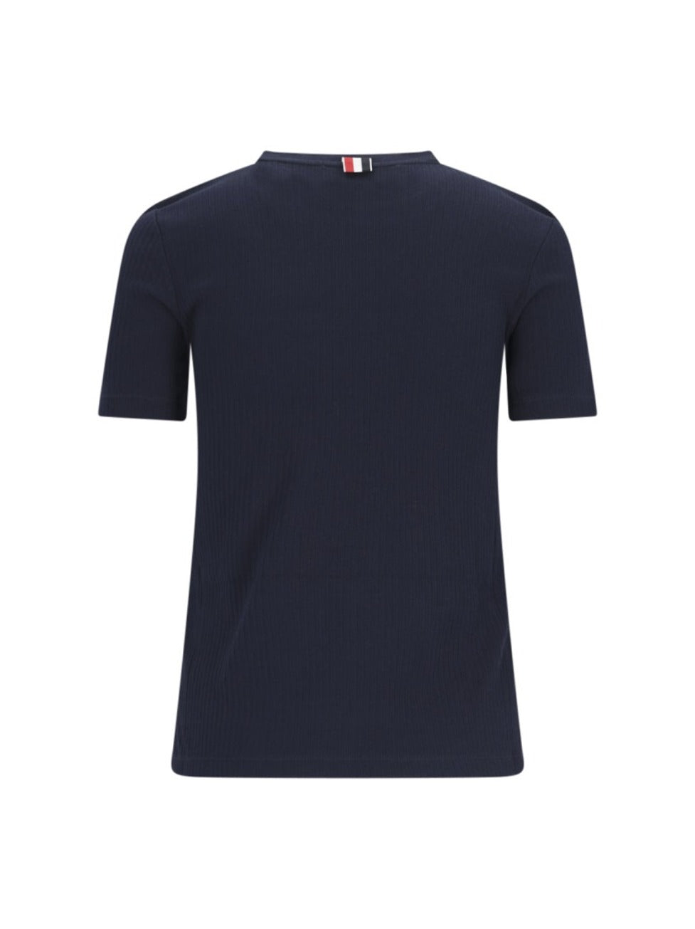 "Three Stripes" Logo T-Shirt – Blue