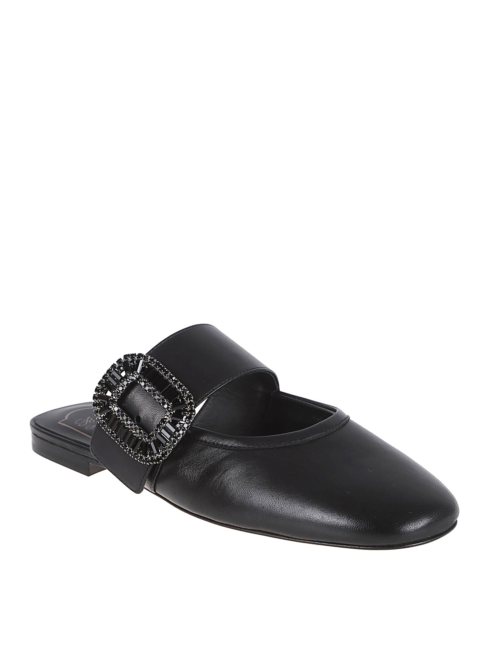 Pointed Toe Slip-On Sandals