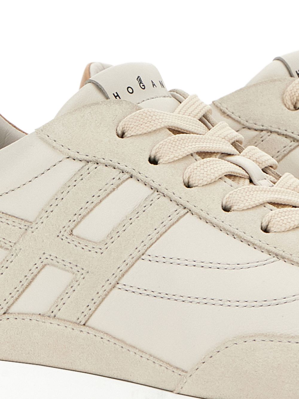 Lace-Up Sneakers with Silk