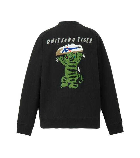 Long-Sleeve Black Sweatshirt