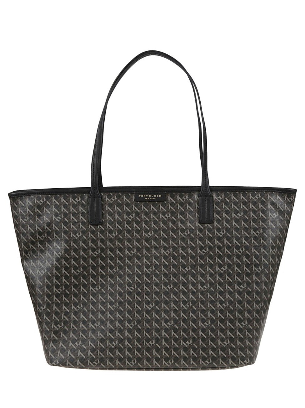 Water-Resistant Shopper Bag With Leather Accents
