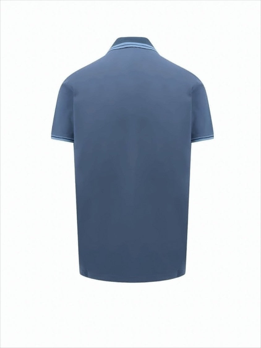 Solid Blue Polo Shirt