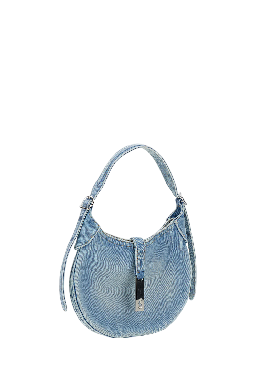 Light Blue Denim Shoulder Bag