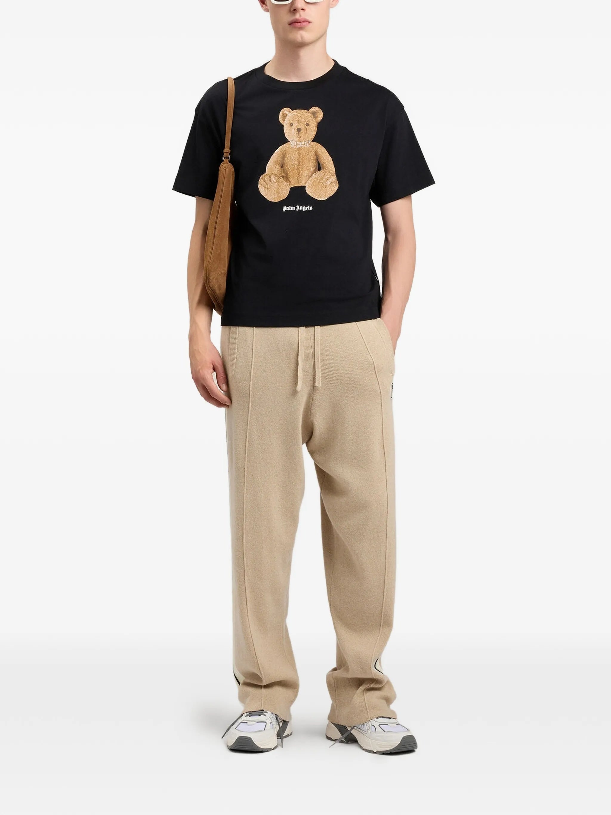 Black Bear Regular Graphic Cotton T-Shirt