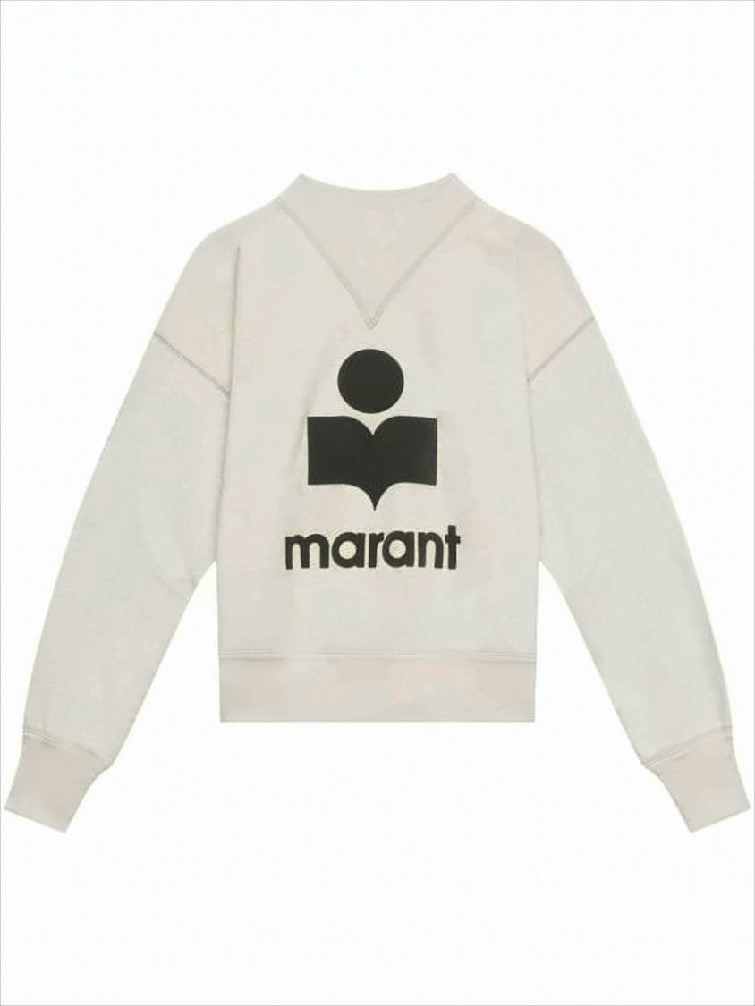 Relaxed Fit Long-Sleeve Sweatshirt with Graphic Logo