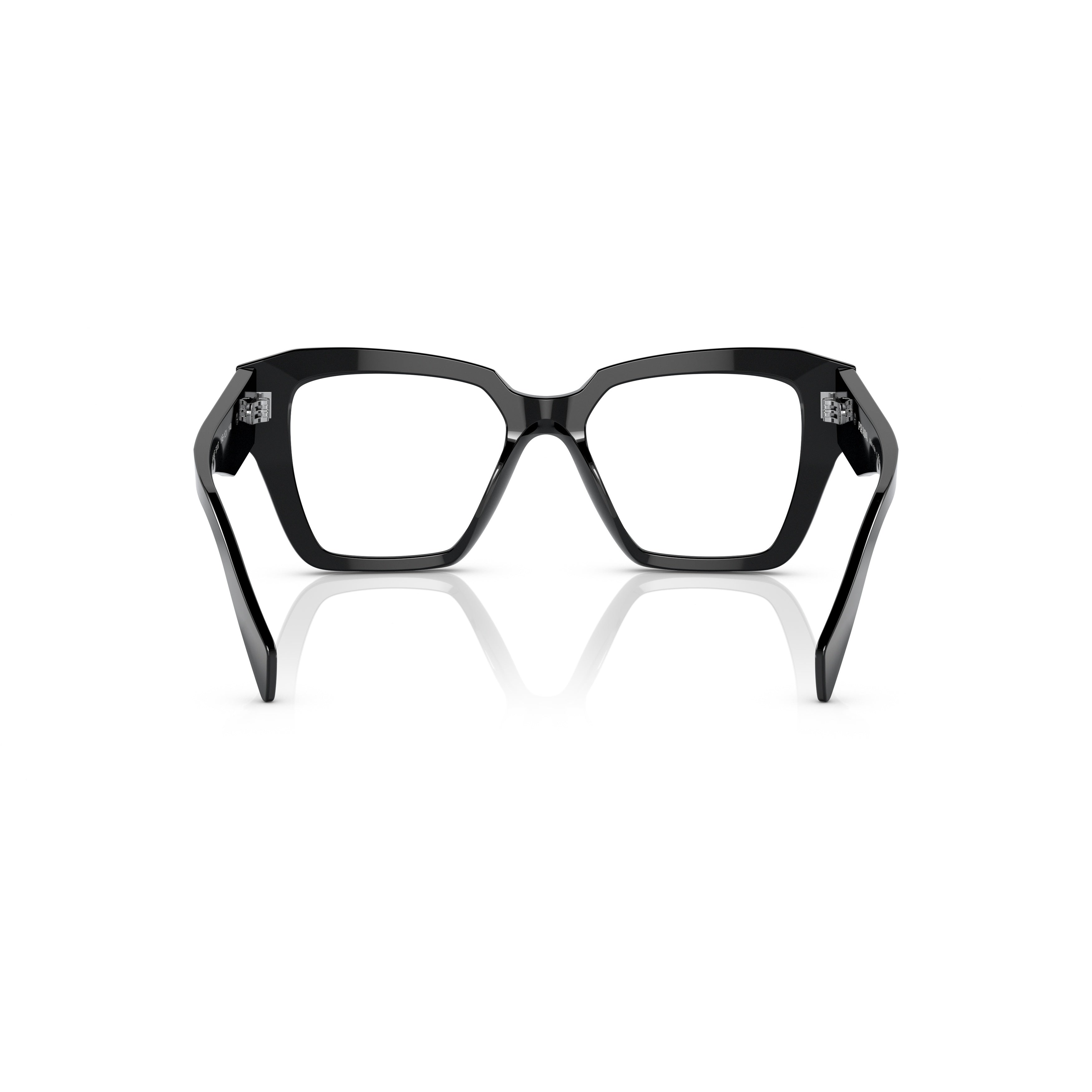 0pr 09zv Oversized Square Frame Black Acetate Sunglasses