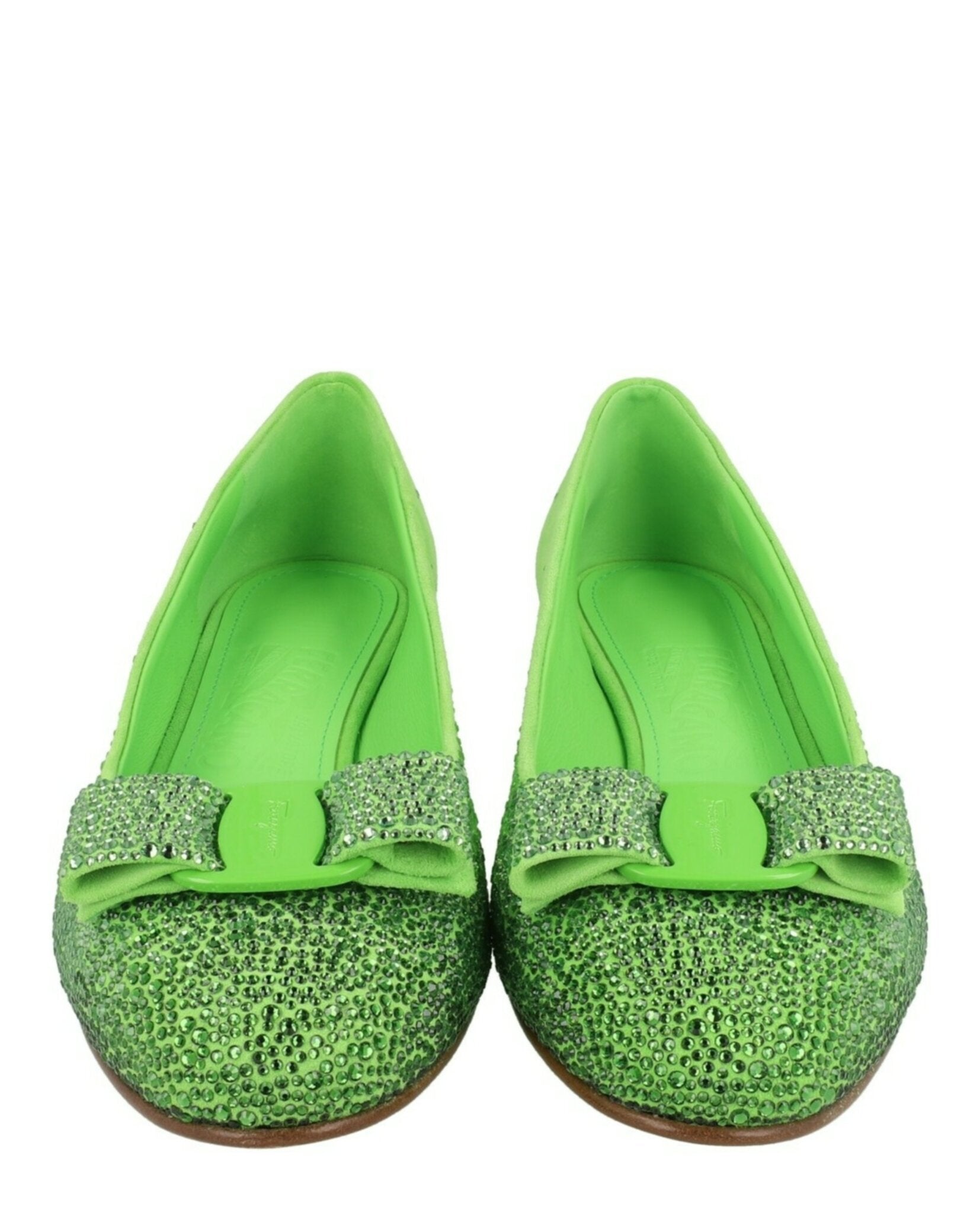 Vara Bow Crystal-Embellished Pumps