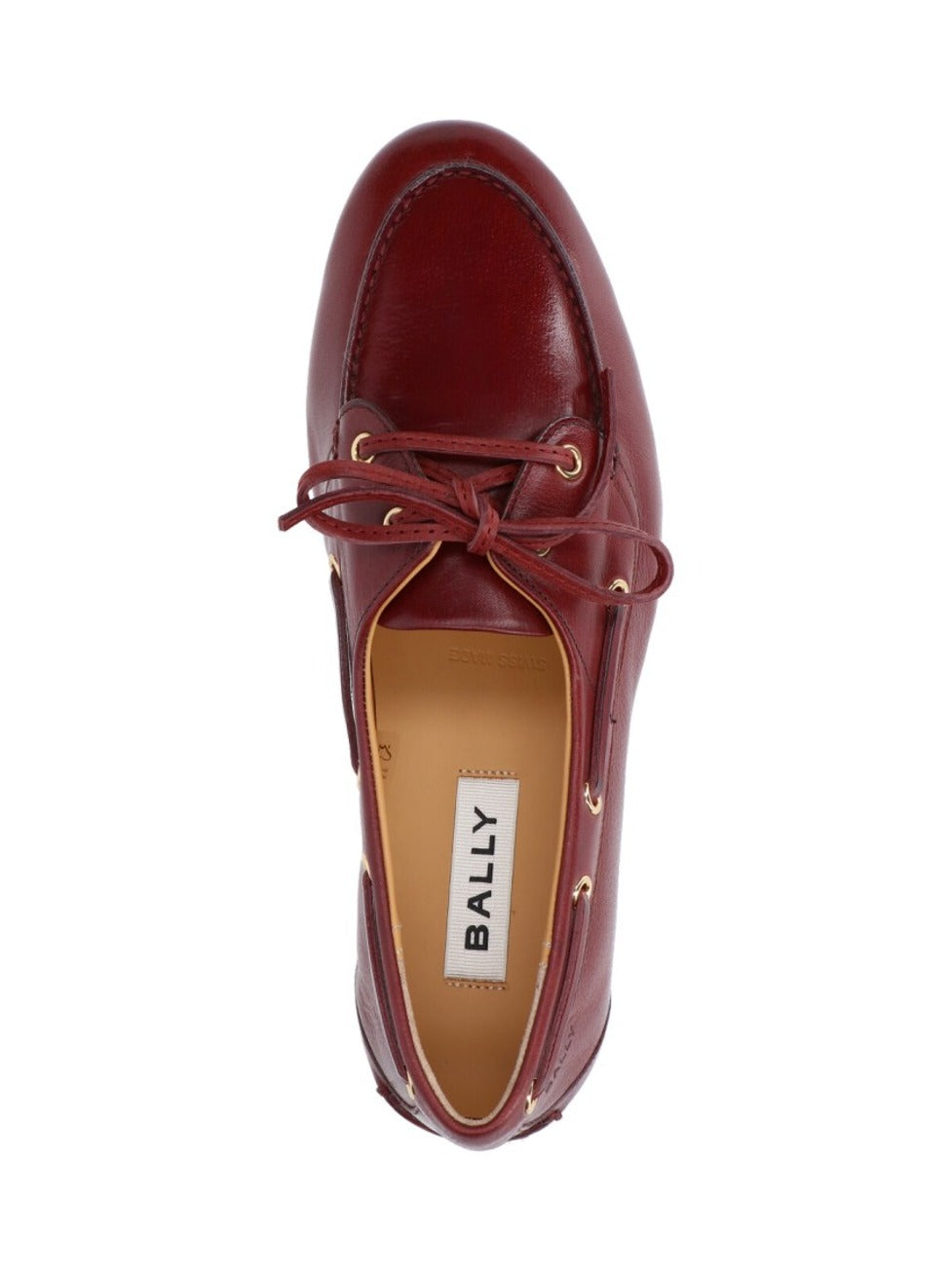 Buffalo Leather Slip-On Moccasins With Tonal Logo Detail