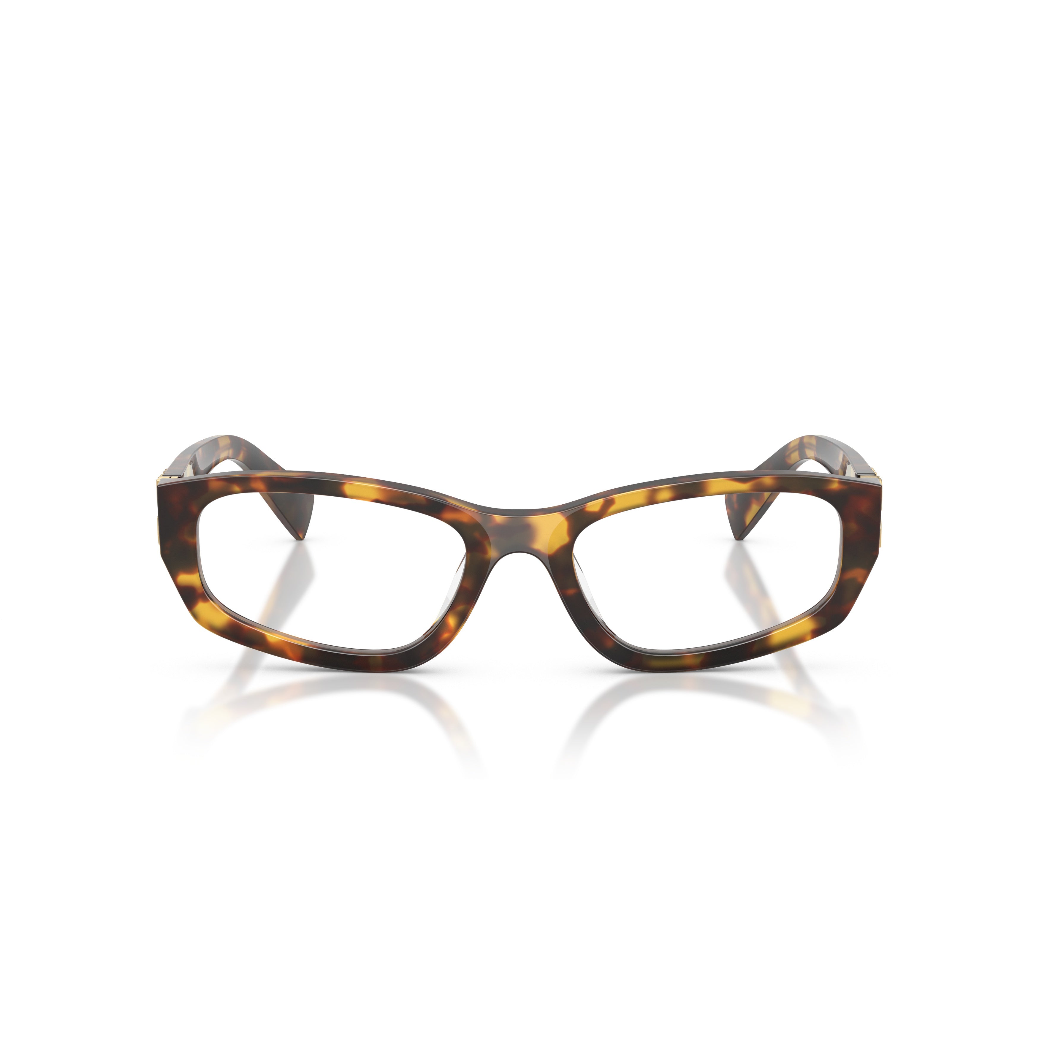 0mu 04yv Rectangular Tortoiseshell Acetate Eyeglasses