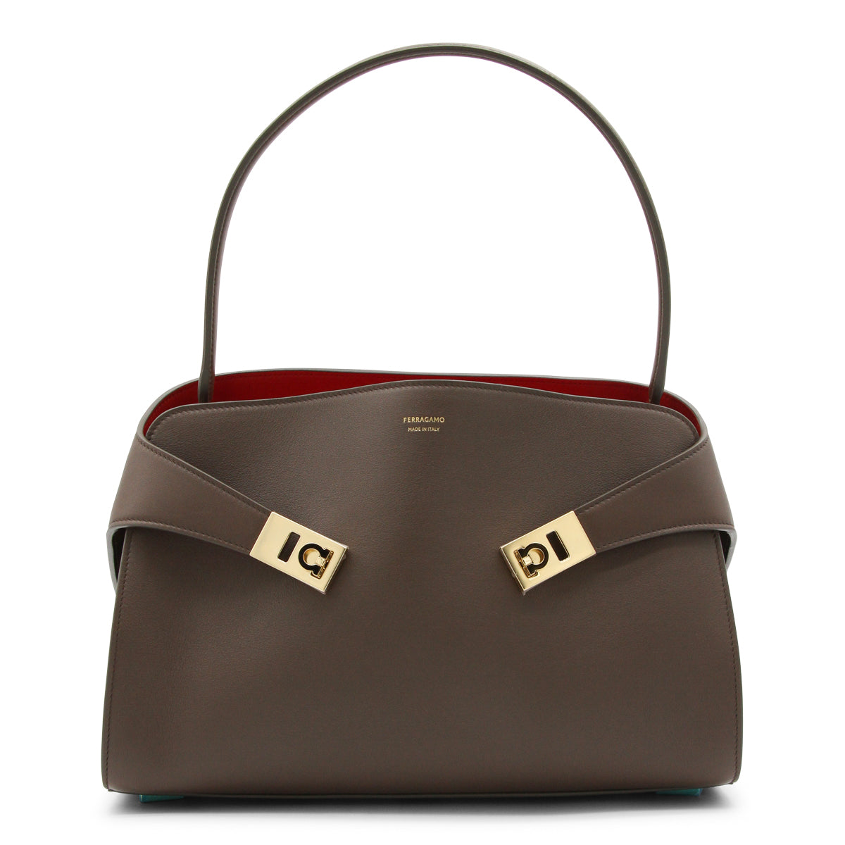 Structured Top Handle Handbag