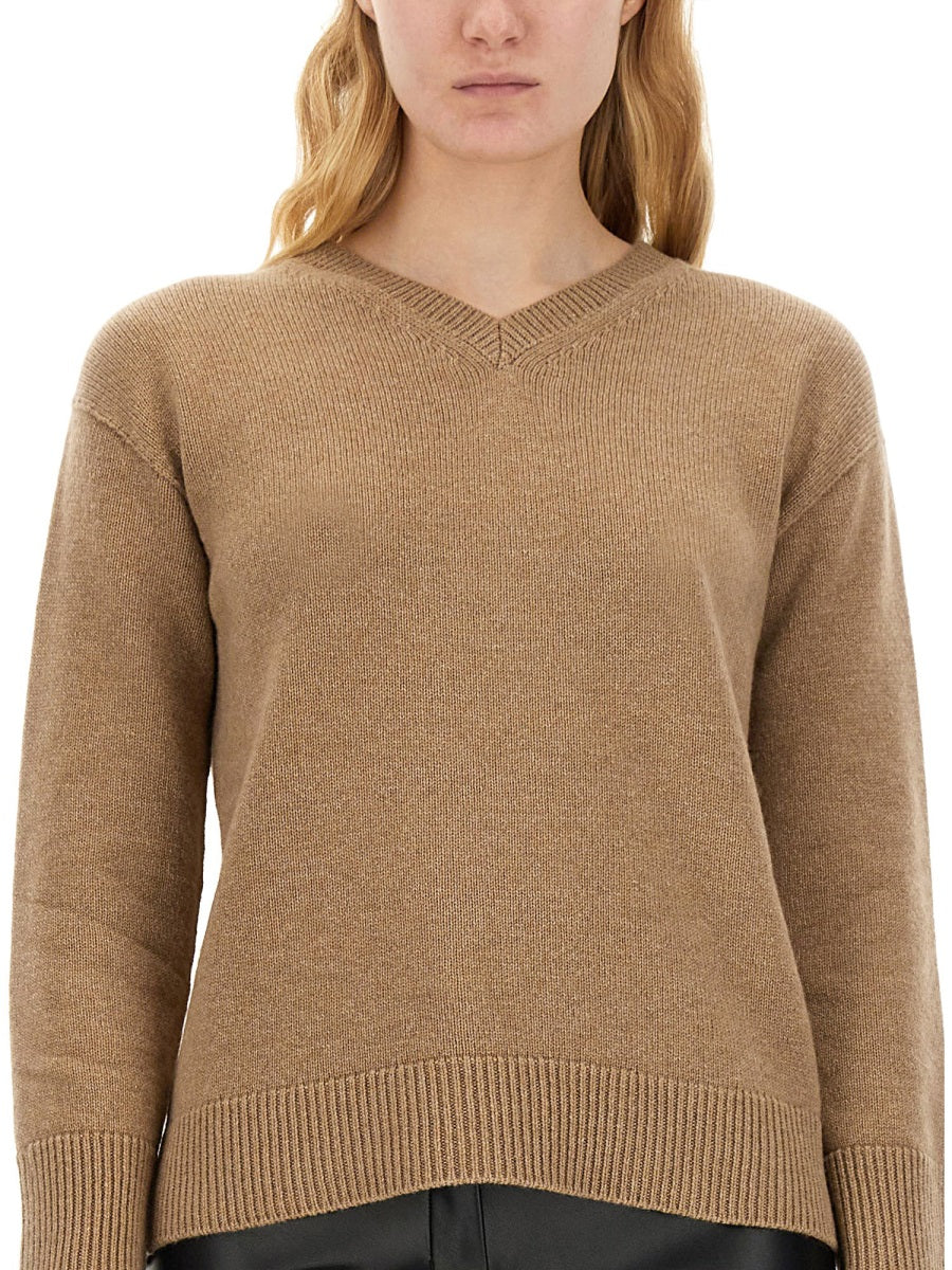 V-Neck Sweater Crafted from Premium Cashmere