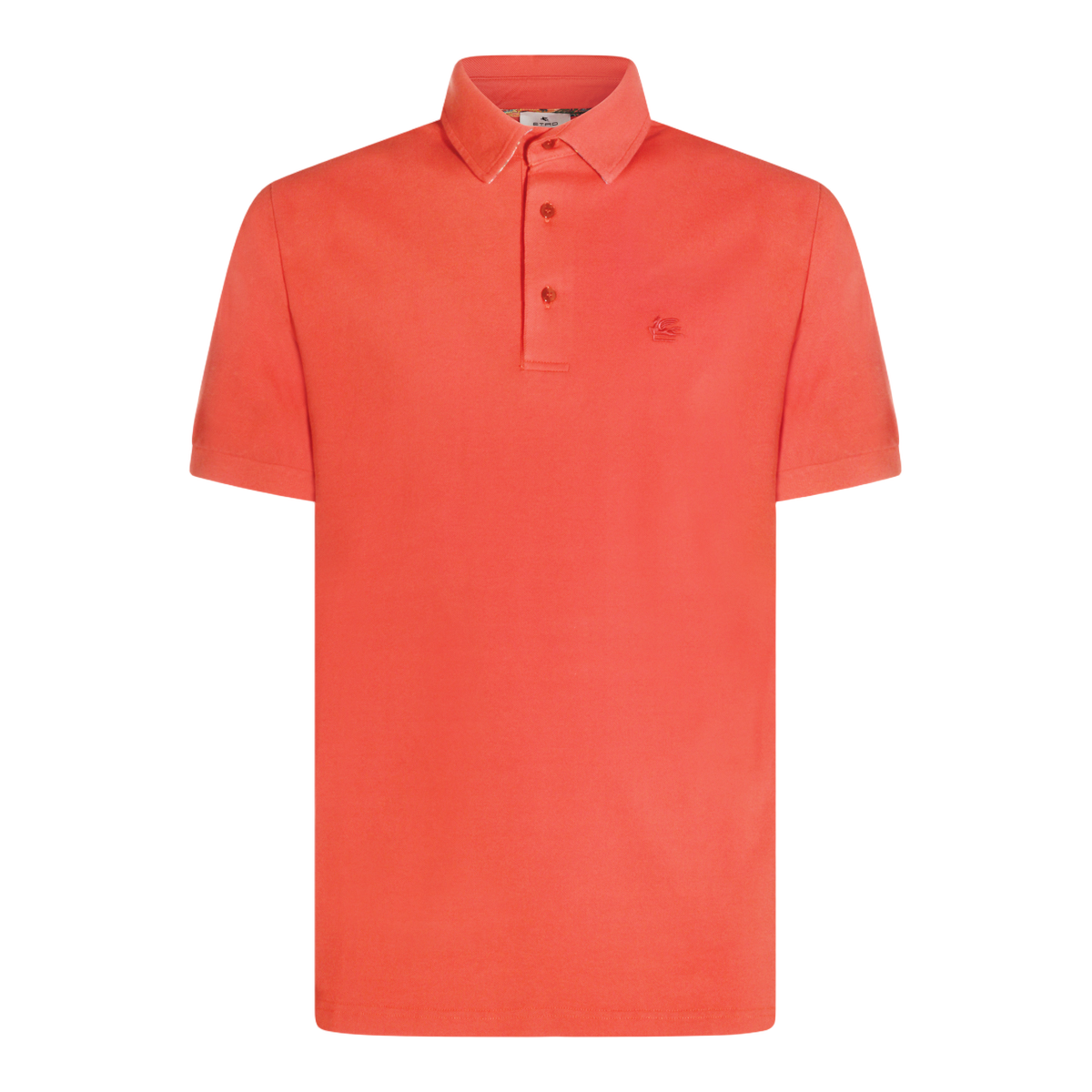 Classic Short-Sleeved Polo Shirt with Embroidered Logo