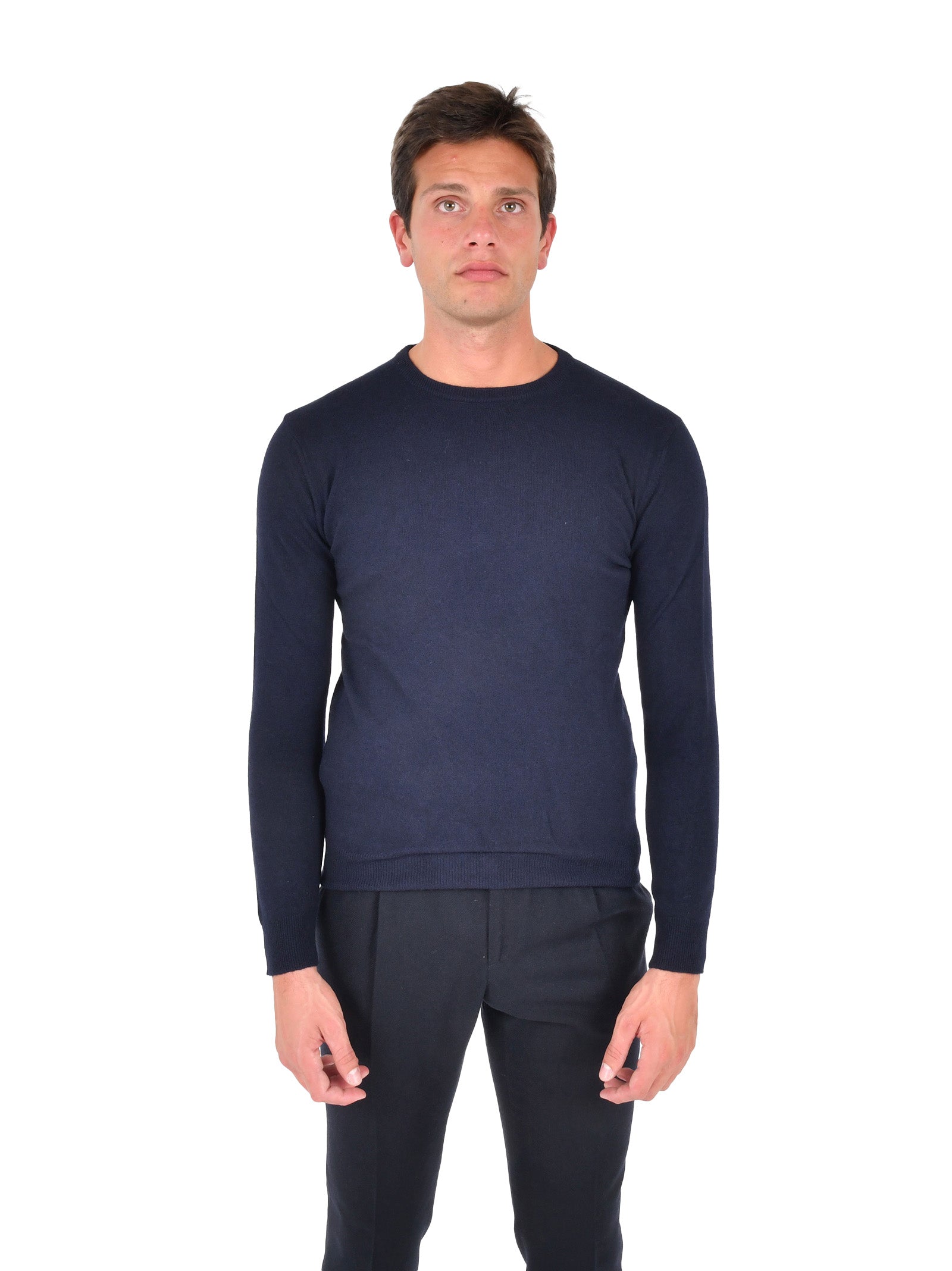 Cashmere And Wool Blend Crewneck Sweater