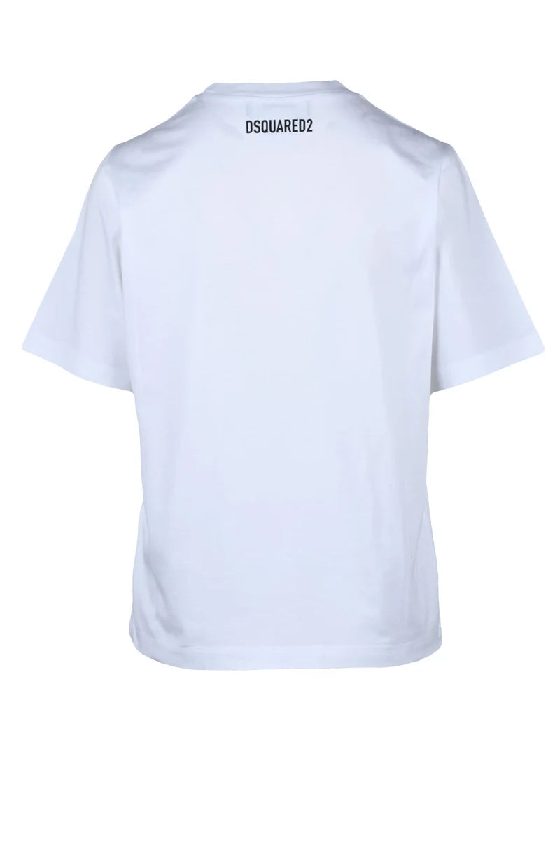 Cropped White T-Shirt
