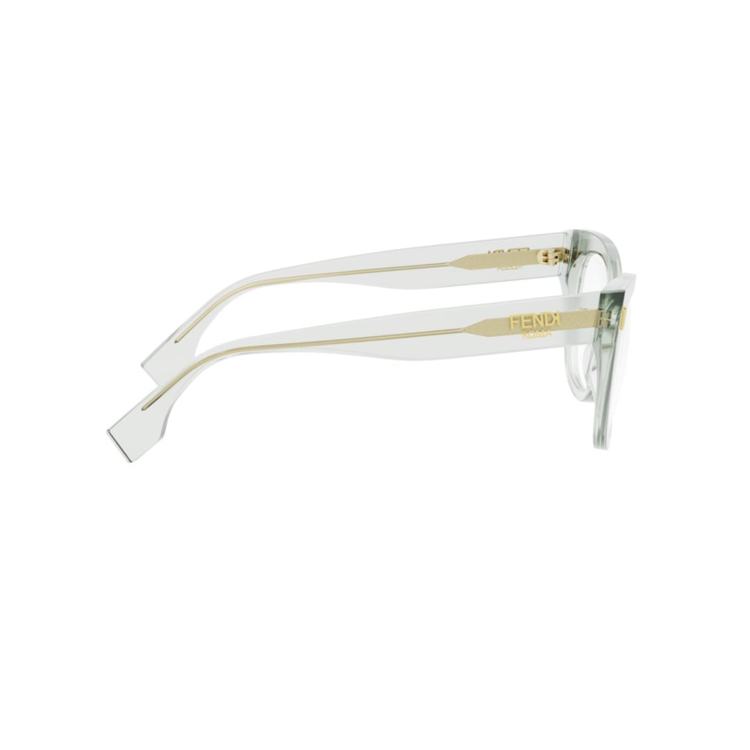 Fe50086i Translucent Acetate Cat-Eye Eyeglasses