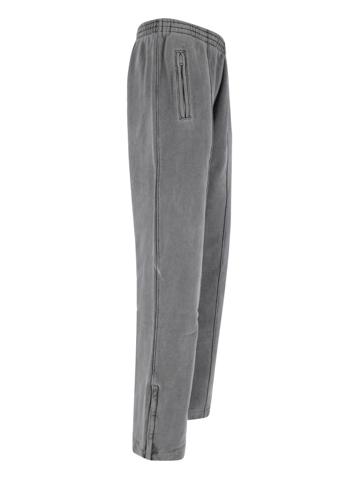 Grey Relaxed Adjustable Waist Trousers