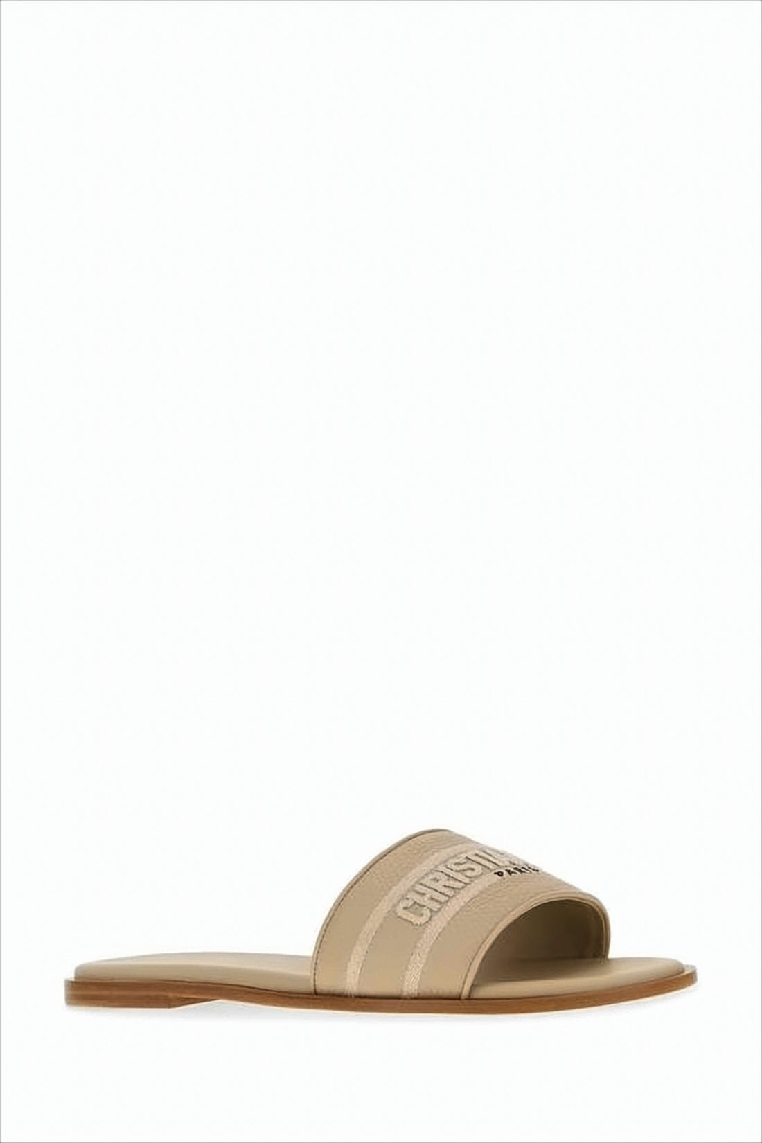 Calf Leather Slide Sandals