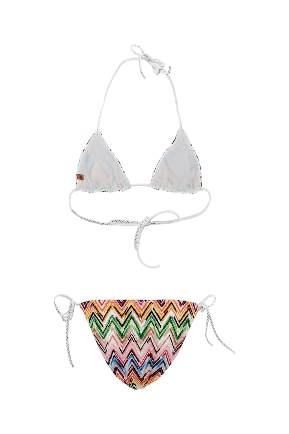 Multicolor Zigzag Two-Piece Bikini