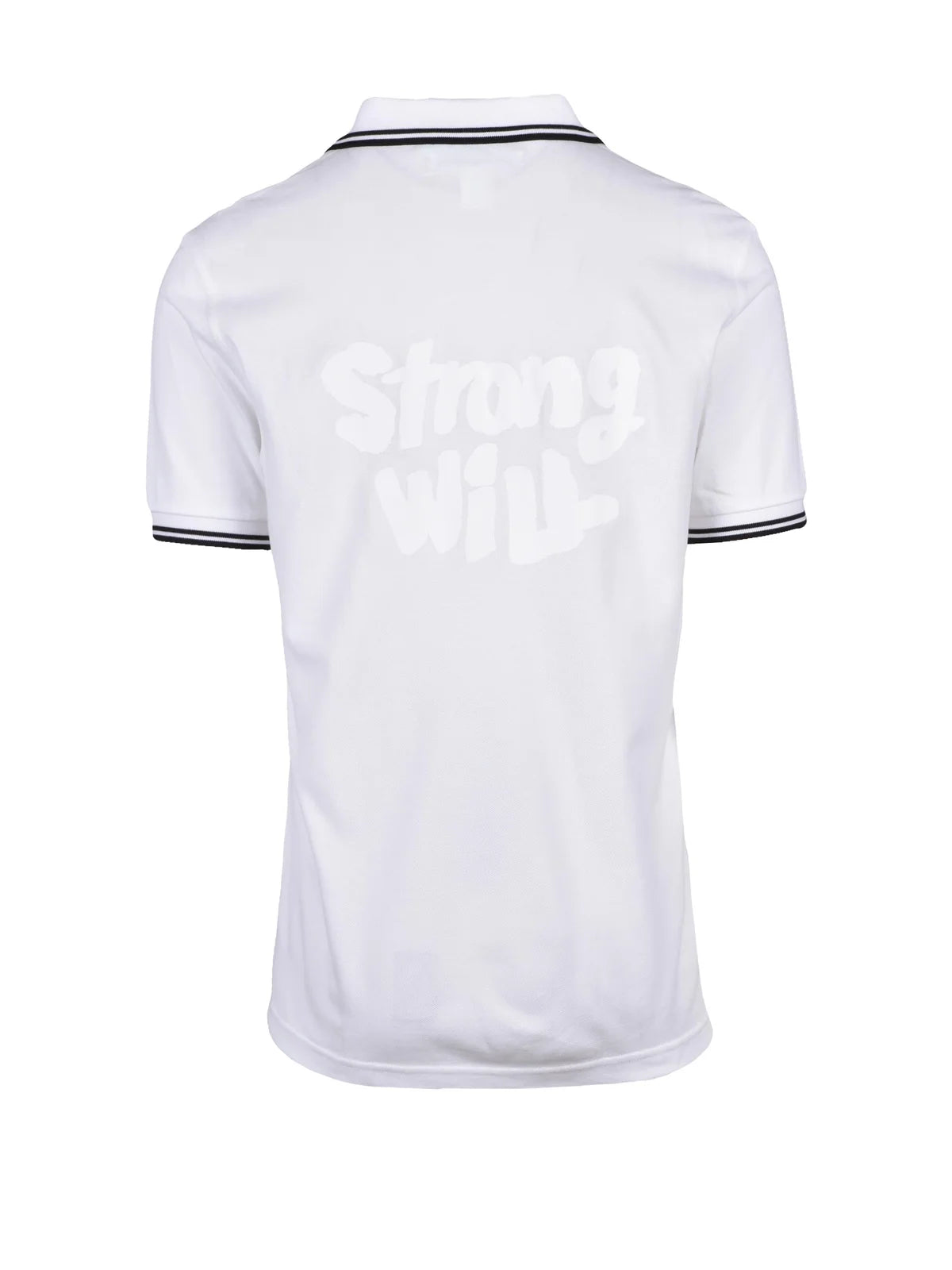 White Cotton Men Polo