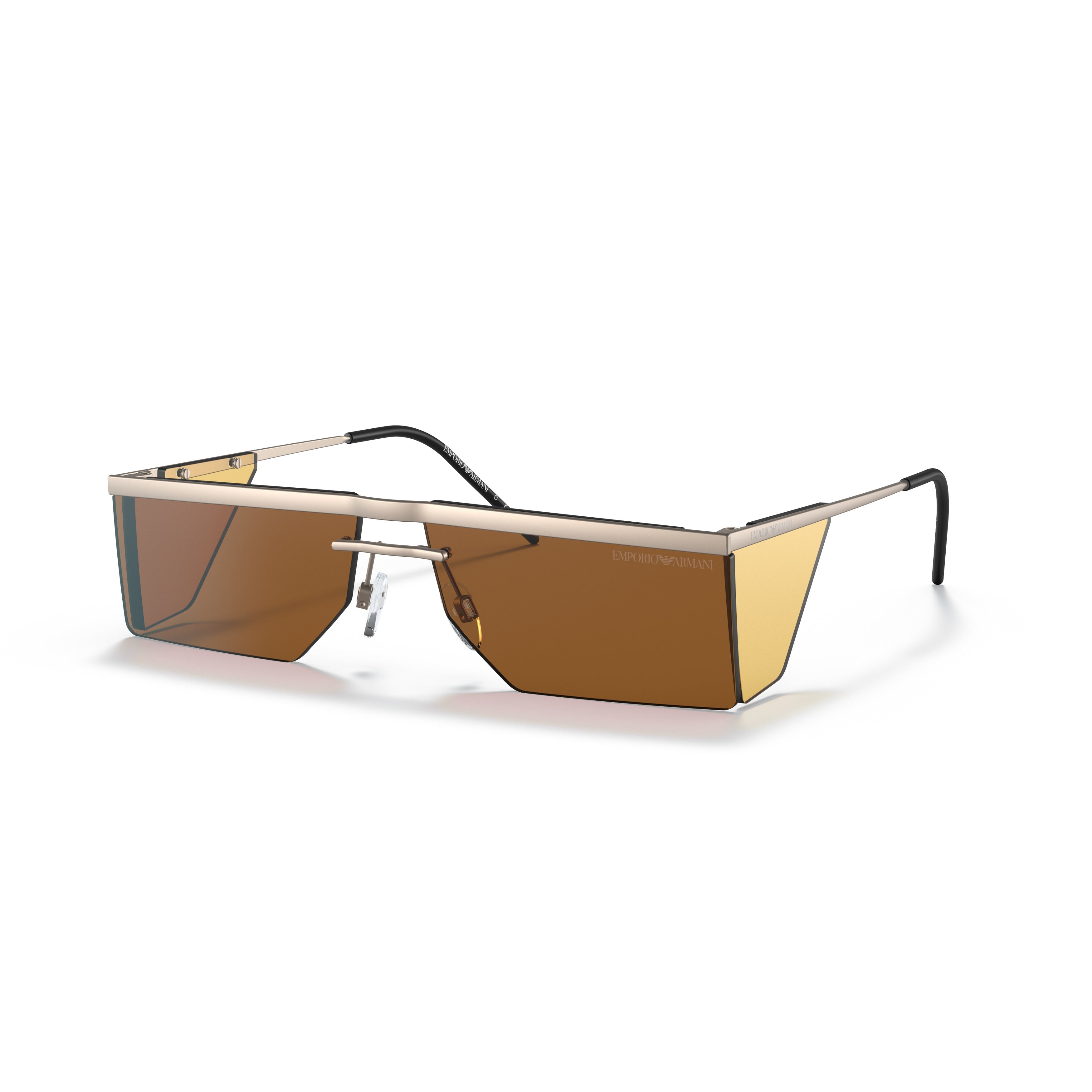 2123 Sole Geometric Metal Sunglasses with Gradient Lenses