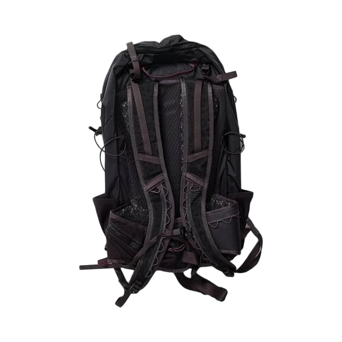 Functional Black Backpack with Multiple Compartments