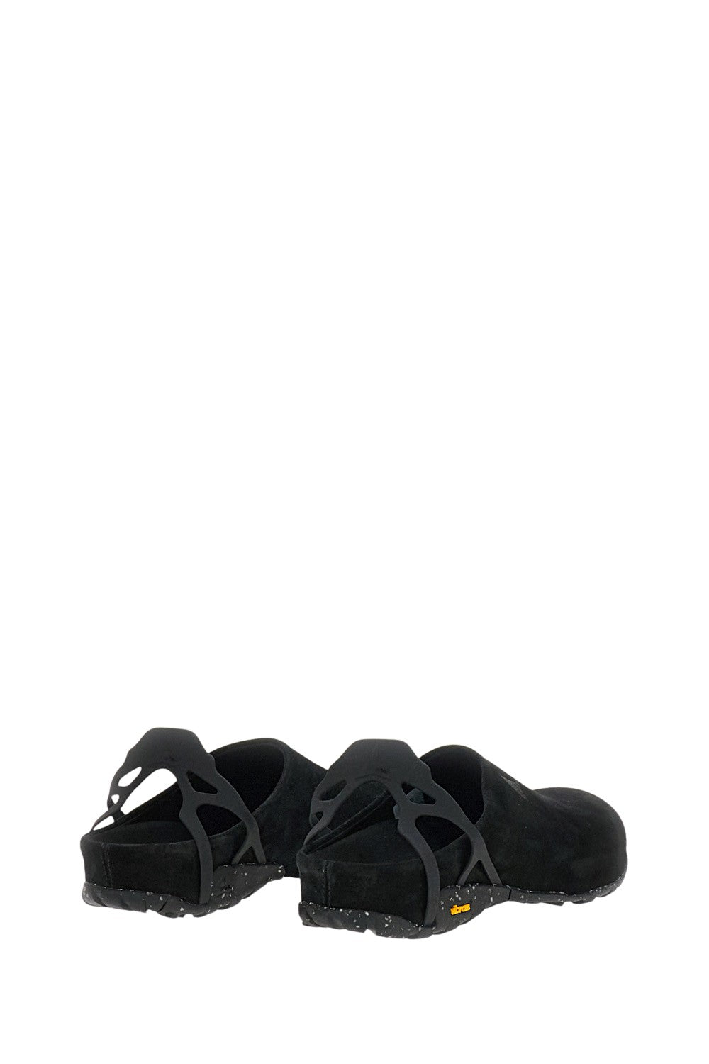Black Fedaia Suede Clogs