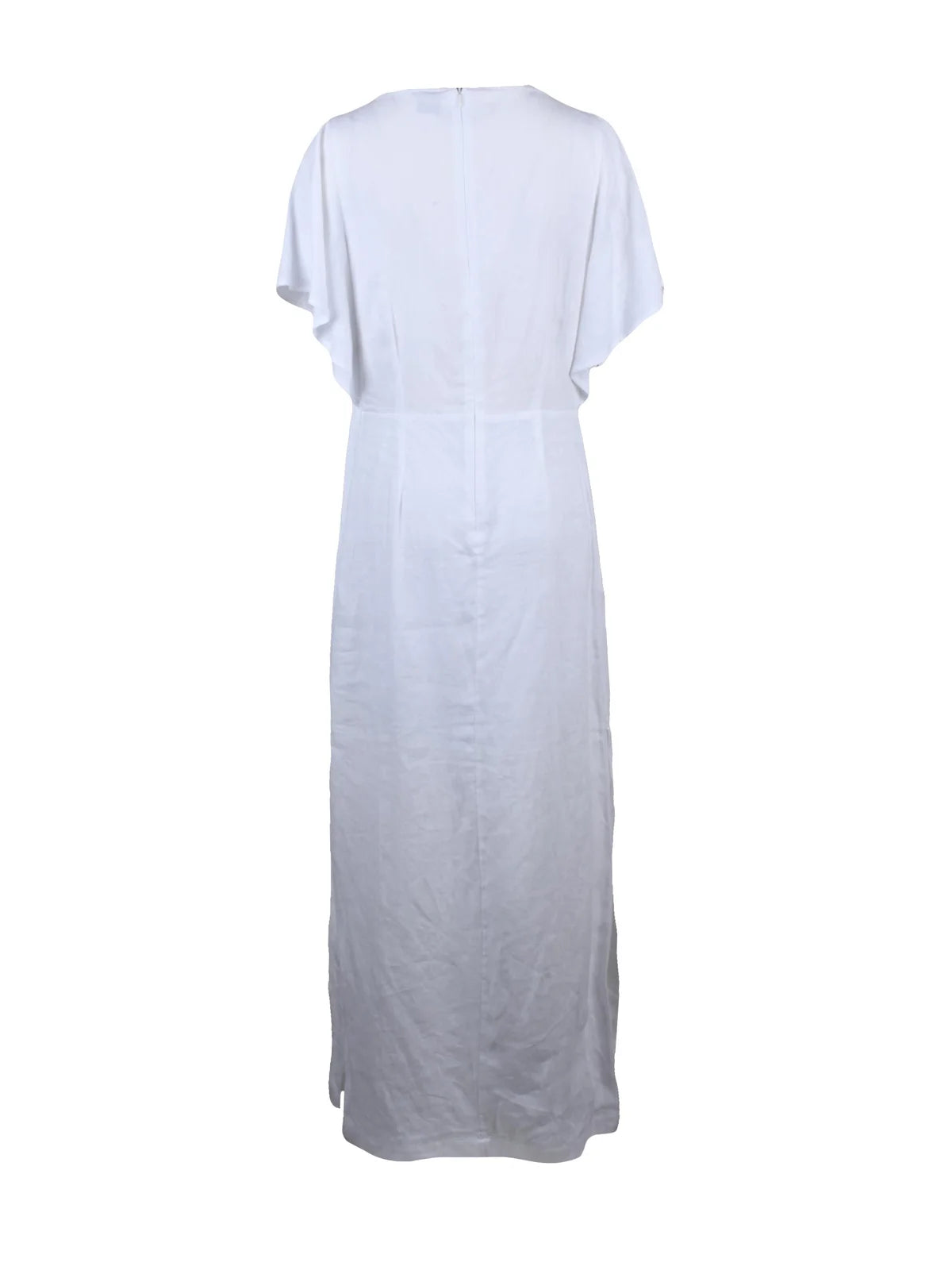 White Long Linen Dress