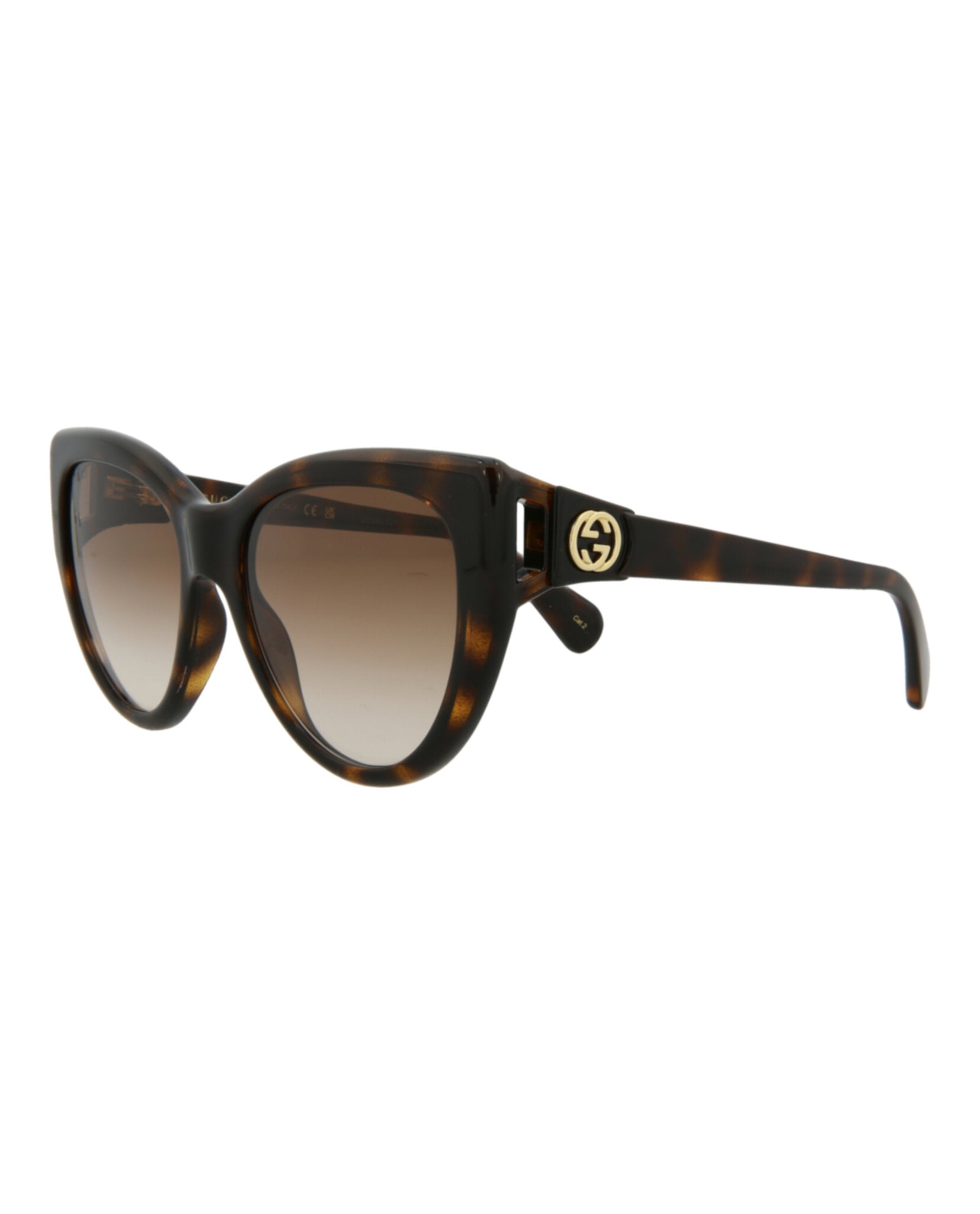 Cat Eye-Frame Injection Sunglasses
