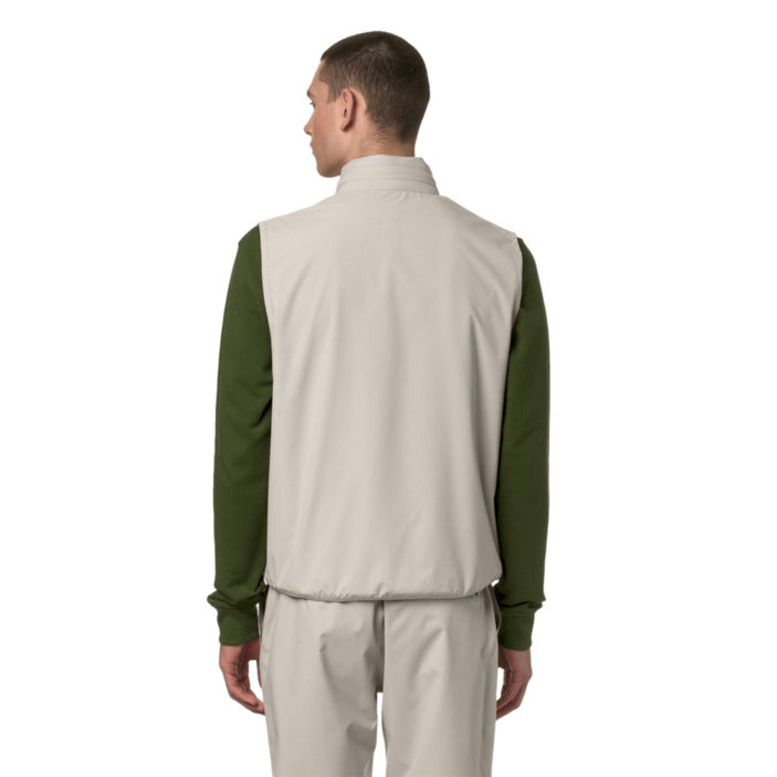 Beige Technical Jacket With Detachable Hood