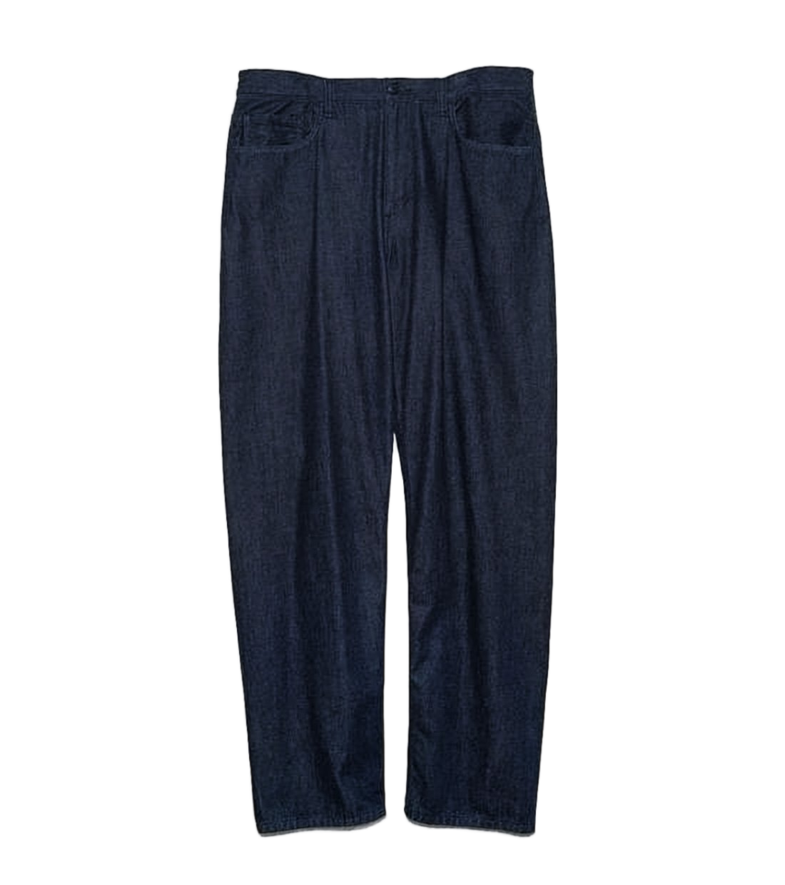 Relaxed Fit Denim Pants With Straight Leg Silhouette