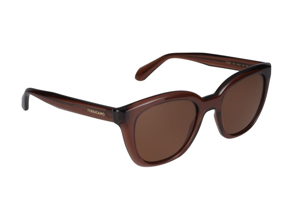 Sunglasses Salvatore Ferragamo SF2000S 232 Transparent Brown 52/21/145