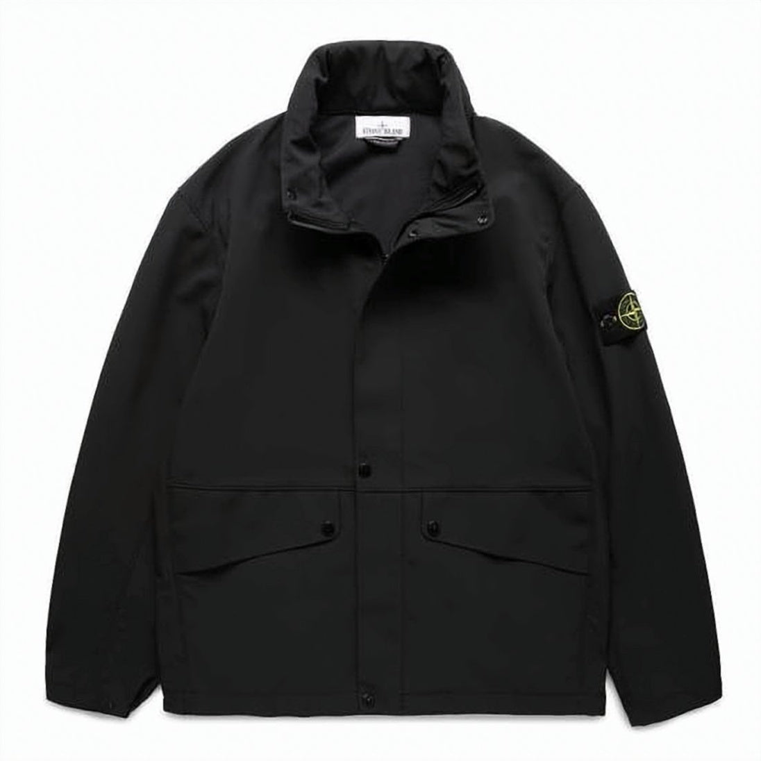 Black Jacket with High Collar