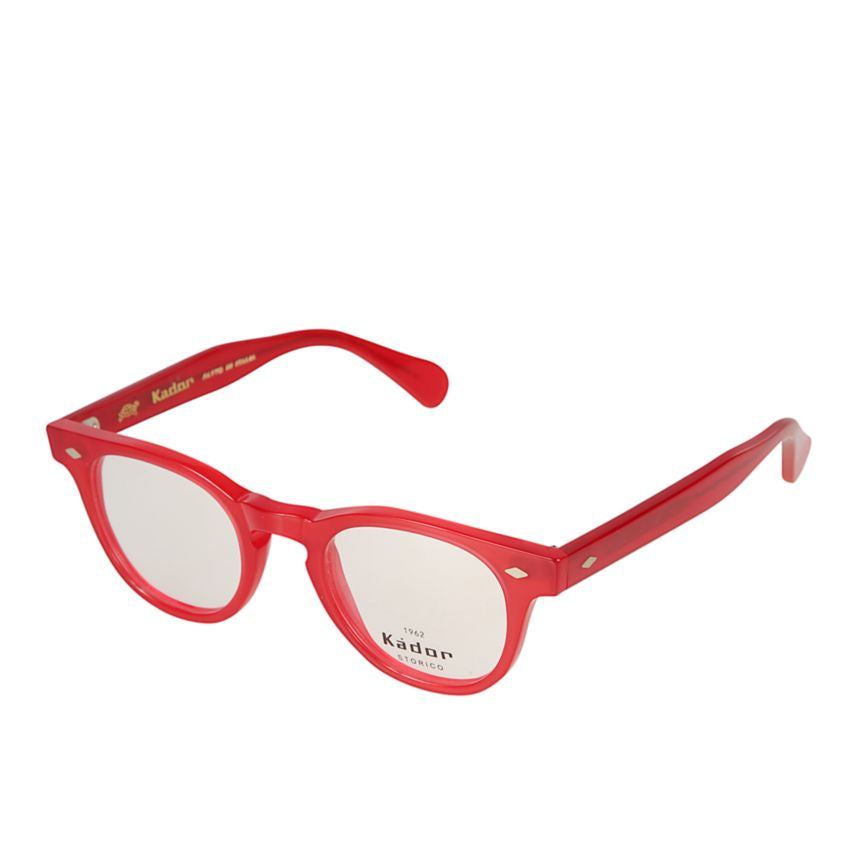 Woody Cal 44 Red Rounded Frame Eyeglasses