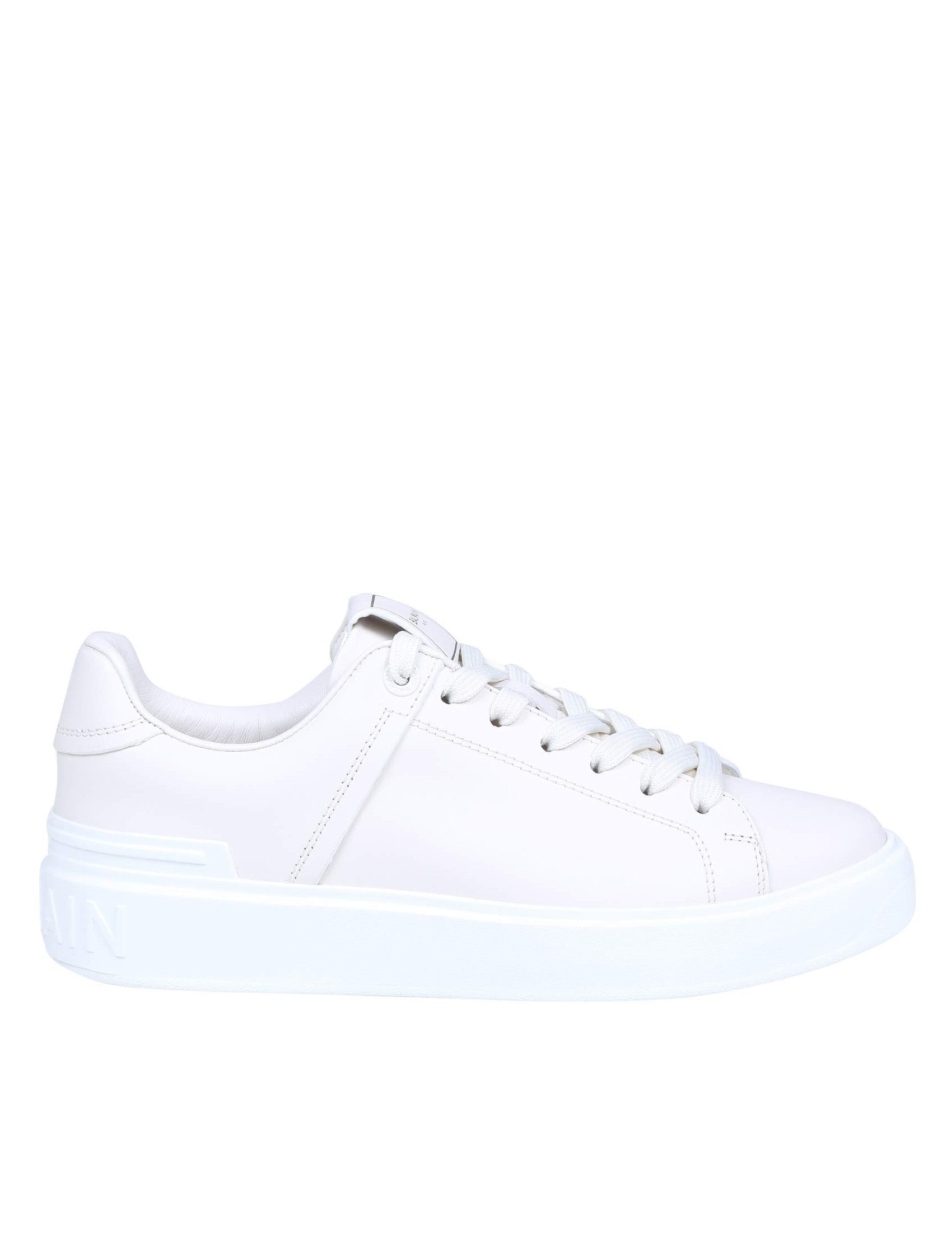 B Court White Leather Sneakers