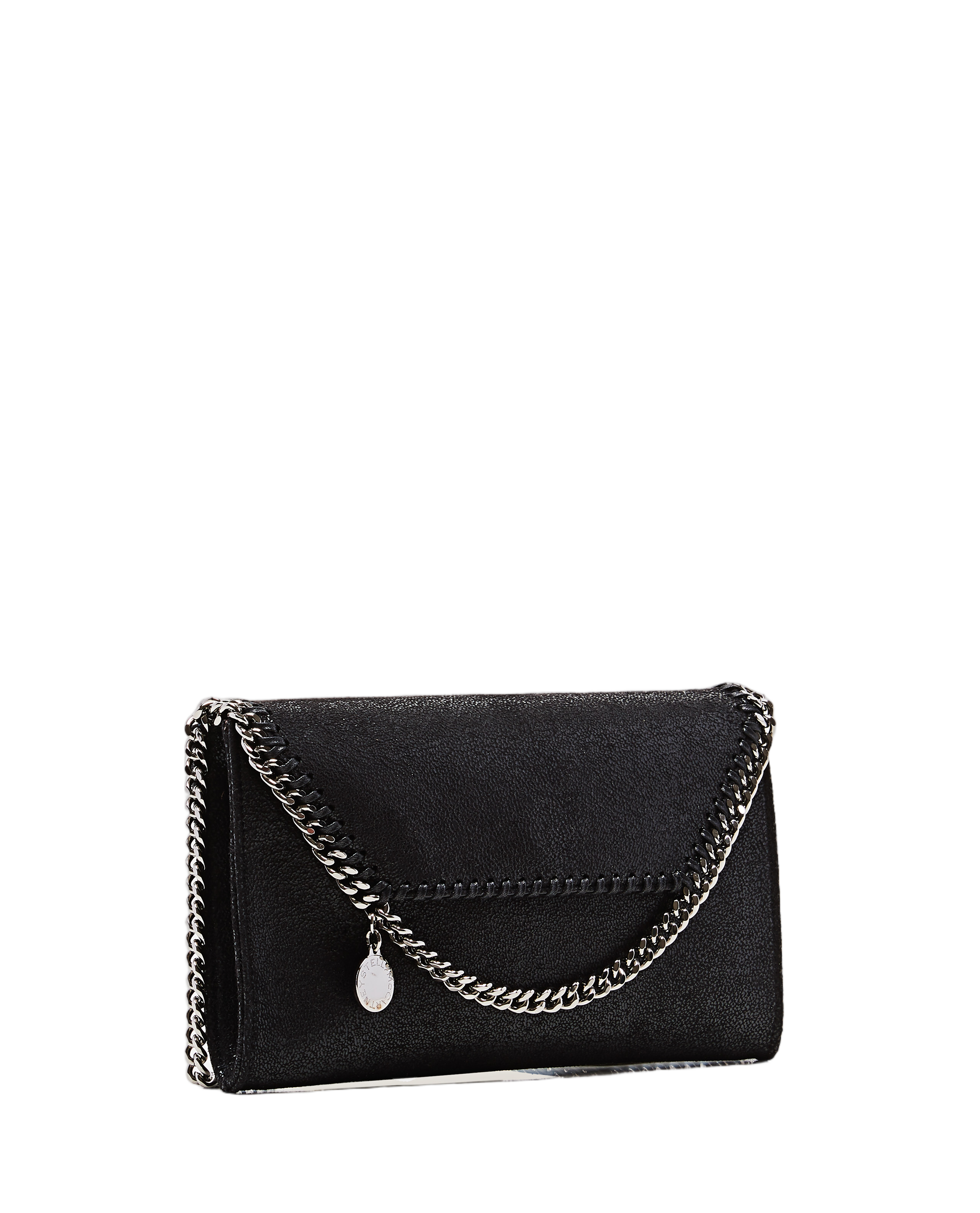 Black Falabella Shaggy Deer Vegan Wallet Bag