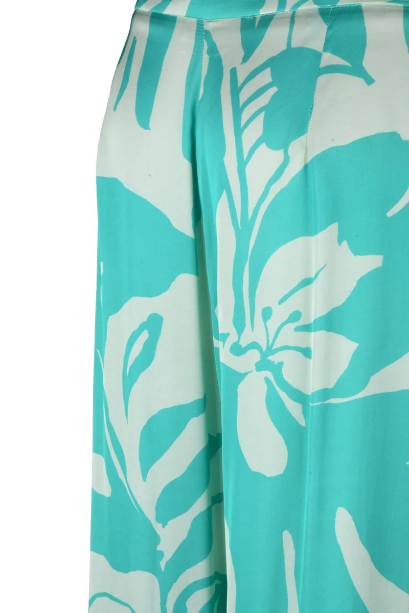 Wide-Leg Trousers with Fluid Drape