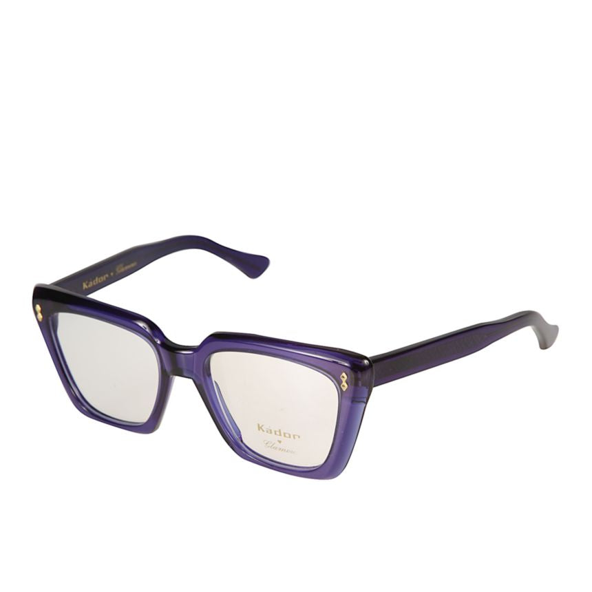 Kalipso Glamour Oversized Square Frame Sunglasses with Gold Accents